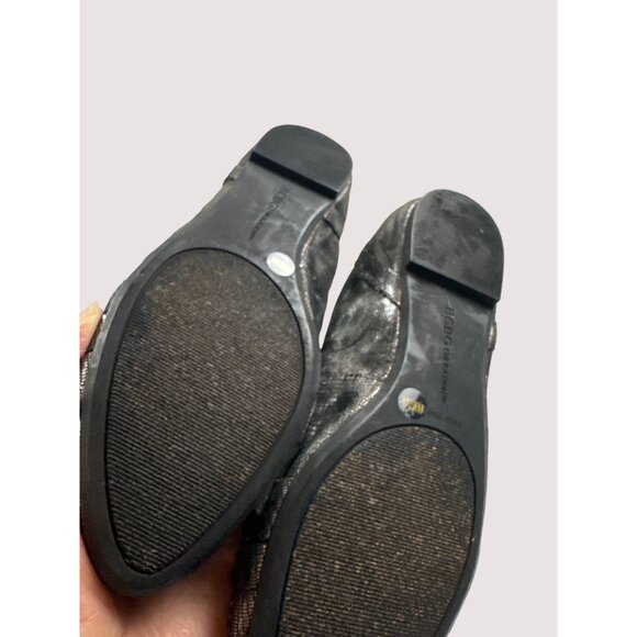 BCBG Textured Ballet Flats With Studded Bow Accent Size 6.5 - Picture 8 of 8